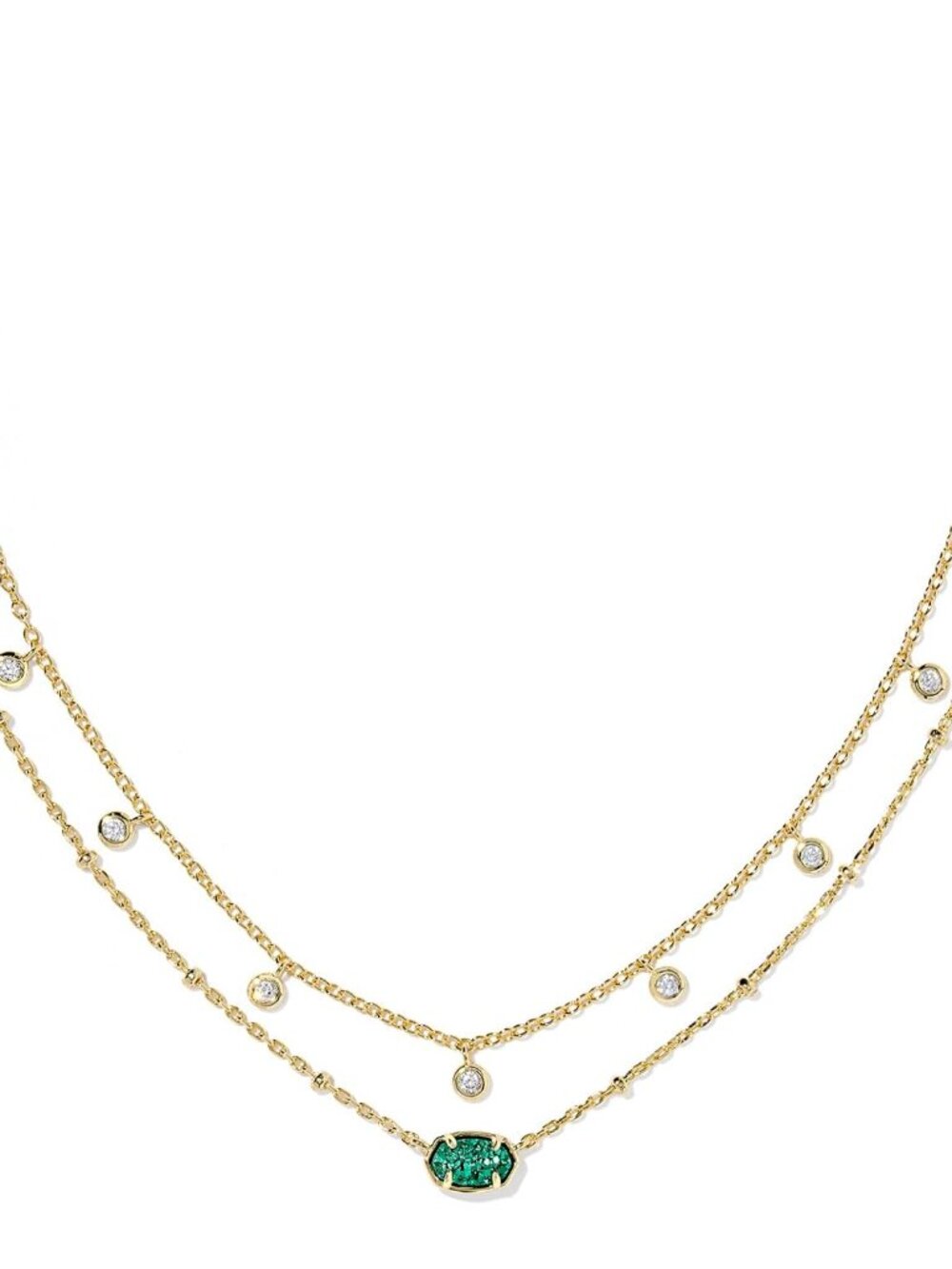 Emilie Crystal Multi Strand Necklace, Fashion Jewelry for Women - Picture 1 of 4
